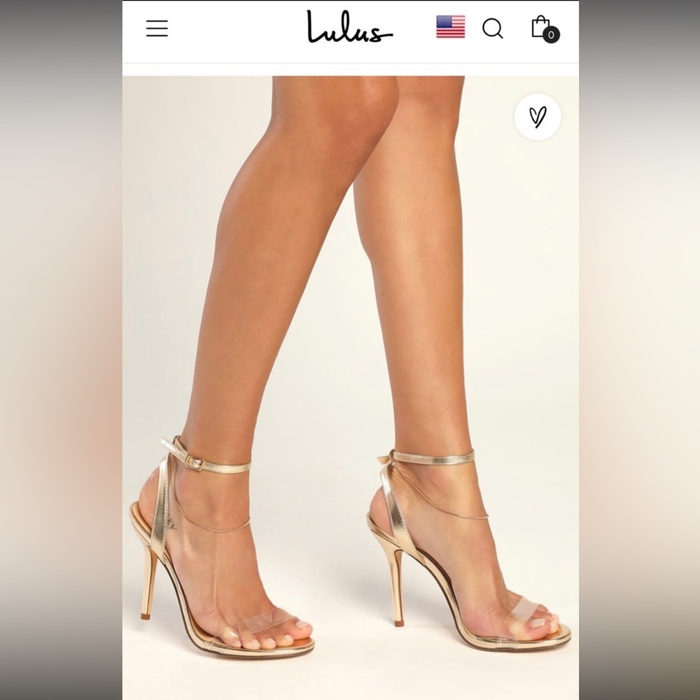 Eisley White Ankle Strap Heels Lulus Size 7.5 Stiletto Heel - Picture 8 of 9